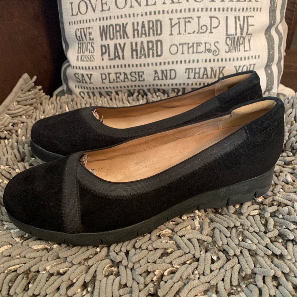 Clarks - Ladies Suede/Velvet like Dress/Casual